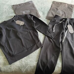 Figs Formx Black Scrub Set